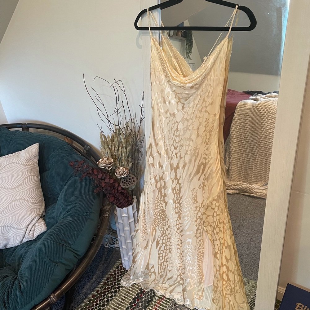 Light gold ASTR the Label dress size large
